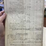 seznam materiálů použitých pro stavbu hořického hřbitovního portálu (SOkA Jičín)