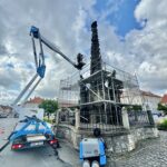 Velvary, mariánský sloup