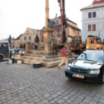 při kompletní obnově mariánského sloupu v Nové Pace